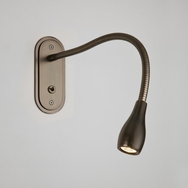 Applique murale LED Lindos bronze avec interrupteur Astro Lighting