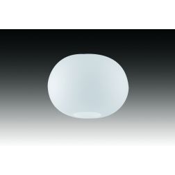 Verre ovale opale mat à fond percé Fischer Leuchten M6-Licht Micro3