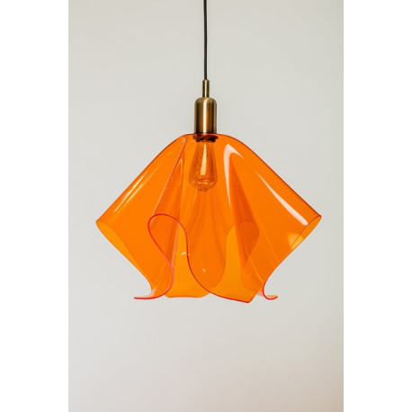 Luminaire Boréal Avilex orange transparent Avilex