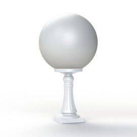 Borne Boule 300 57cm Blanche