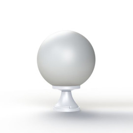 Borne Boule 300 41cm Blanche