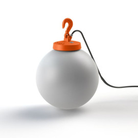 Lampe Grumo boule Orange