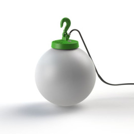 Lampe à poser Grumo boule Vert pomme Luminaire extérieur Roger Pradier