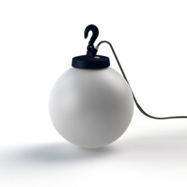 Lampe Grumo boule Bleu acier