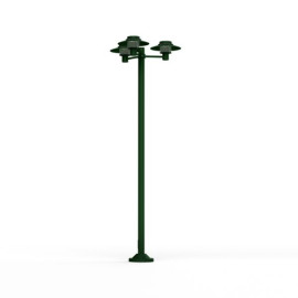 Lampadaire Kerlouan 3 lumières Vert anglais