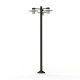 Lampadaire Aubanne 3 lumières Gris anthracite Roger Pradier