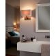 Applique murale Park Lane nickel mat avec abat-jour blanc Astro Lighting