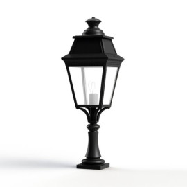 Borne luminaire Avenue 3 88cm Noire