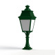 Borne luminaire extérieur Avenue 3 Vert sapin 88 cm Roger Pradier