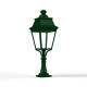 Borne luminaire extérieur Avenue 3 Vert sapin 88 cm Roger Pradier