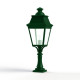 Borne luminaire extérieur Avenue 3 Vert sapin 88 cm Roger Pradier