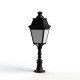 Borne luminaire extérieur Avenue 3 Noire 98cm Roger Pradier