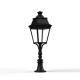 Borne luminaire extérieur Avenue 3 Noire 98cm Roger Pradier