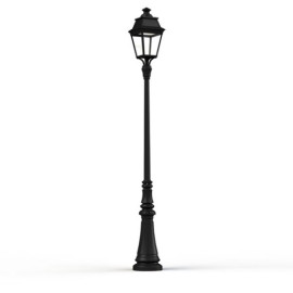 Lampadaire Avenue 3 Noir 2m71