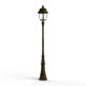 Lampadaire extérieur Avenue 3 Patine doré 2m71 Roger Pradier