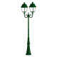 Lampadaire 2 lumières Avenue 3 Vert sapin Roger Pradier