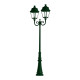 Lampadaire 2 lumières Avenue 3 Vert sapin Roger Pradier