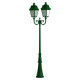 Lampadaire 2 lumières Avenue 3 Vert sapin Roger Pradier