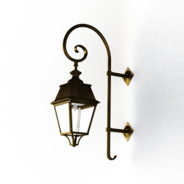 Applique murale Avenue 4 Patine dorée