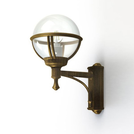 Applique murale Boréal 1 Patine dorée Roger Pradier