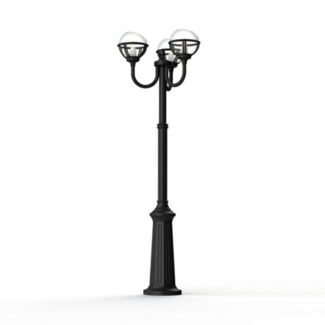 Lampadaire 3 lumières Boréal Noir Roger Pradier