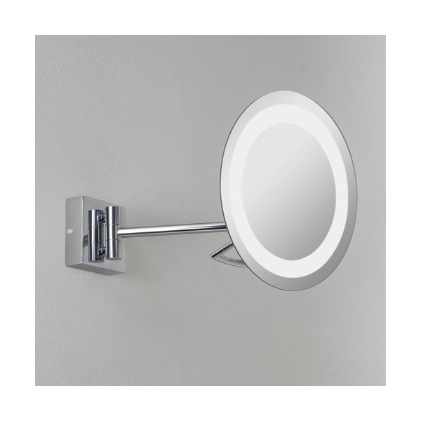 Miroir lumineux grossissant Gena Plus chrome Astro Lighting