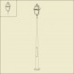 Lampadaire Avenue 3 3m62 Noir Roger Pradier