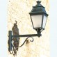 Applique murale Avenue 3 potence rustique Noire Roger Pradier