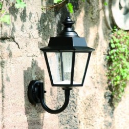 Applique murale Chenonceau à patère Noire