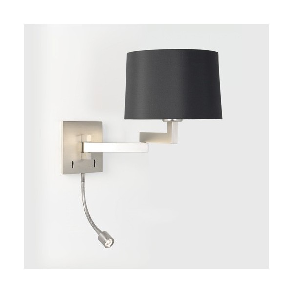 Applique murale Momo avec liseuse LED nickel mat Astro Lighting