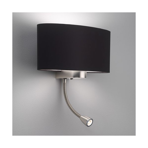 Applique Murale Avec Liseuse Led Applique murale Napoli avec liseuse LED nickel mat Astro Lighting Applique Murale Avec Liseuse Led