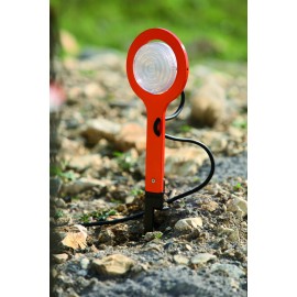 Luminaire Picto spike à planter orange