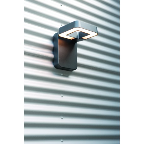 Applique murale LED Square gris mÃ©tal Roger Pradier