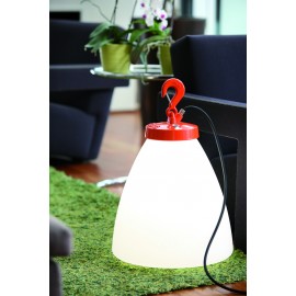 Lampe à poser Grumo 60cm Rouge Roger Pradier