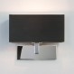Applique murale Park Lane chrome avec abat-jour noir Astro Lighting