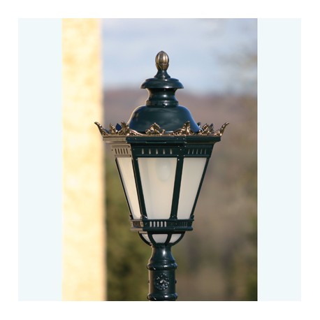 Lampadaire 2 lumiÃ¨res Citadelle Arcade Vert de gris Roger Pradier