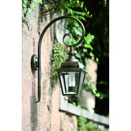 Applique murale Chenonceau à potence Patine dorée