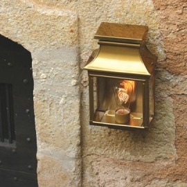 Demi applique murale Louis Philippe 1 Patine dorée