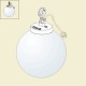 Lampe Grumo boule Gris noir Roger Pradier