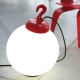 Lampe Grumo boule Rouge signalisation Roger Pradier