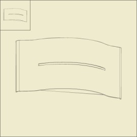 Applique murale Surf Gris mÃ©tal