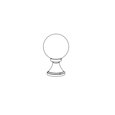 Borne Boule 200 Noire 32cm Roger Pradier