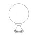 Borne Boule 300 41cm Blanche Roger Pradier