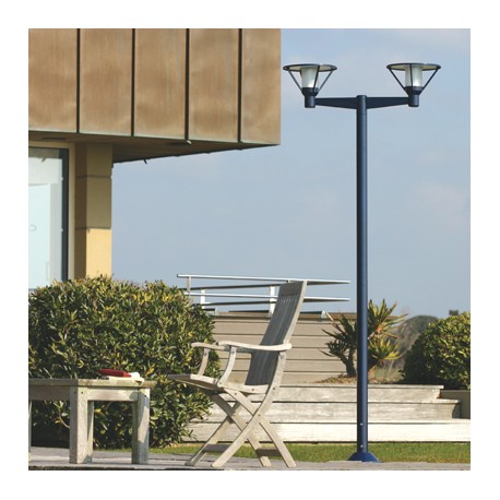 Lampadaire Bermude 2 lumiÃ¨res Bleu Roger Pradier