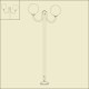 Lampadaire 2 lumiÃ¨res Espace Gris ardoise Roger Pradier