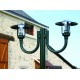 Lampadaire Newpark potence rustique Vert anglais Roger Pradier