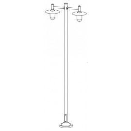 Lampadaire Montana Vert de gris