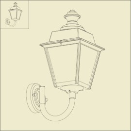 Applique murale Chenonceau à patère Vert de gris