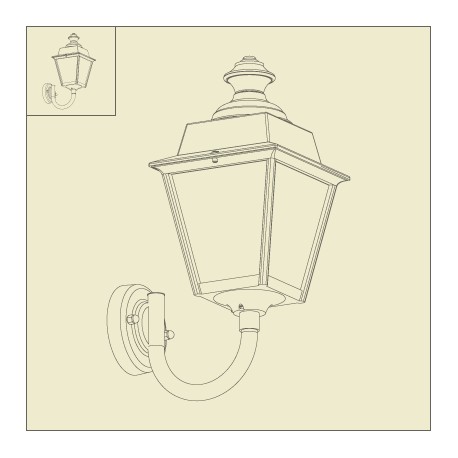 Applique murale Chenonceau à patère Vert anglais Roger Pradier