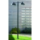 Lampadaire Faktory 2 lumiÃ¨res Zinc brut Roger Pradier